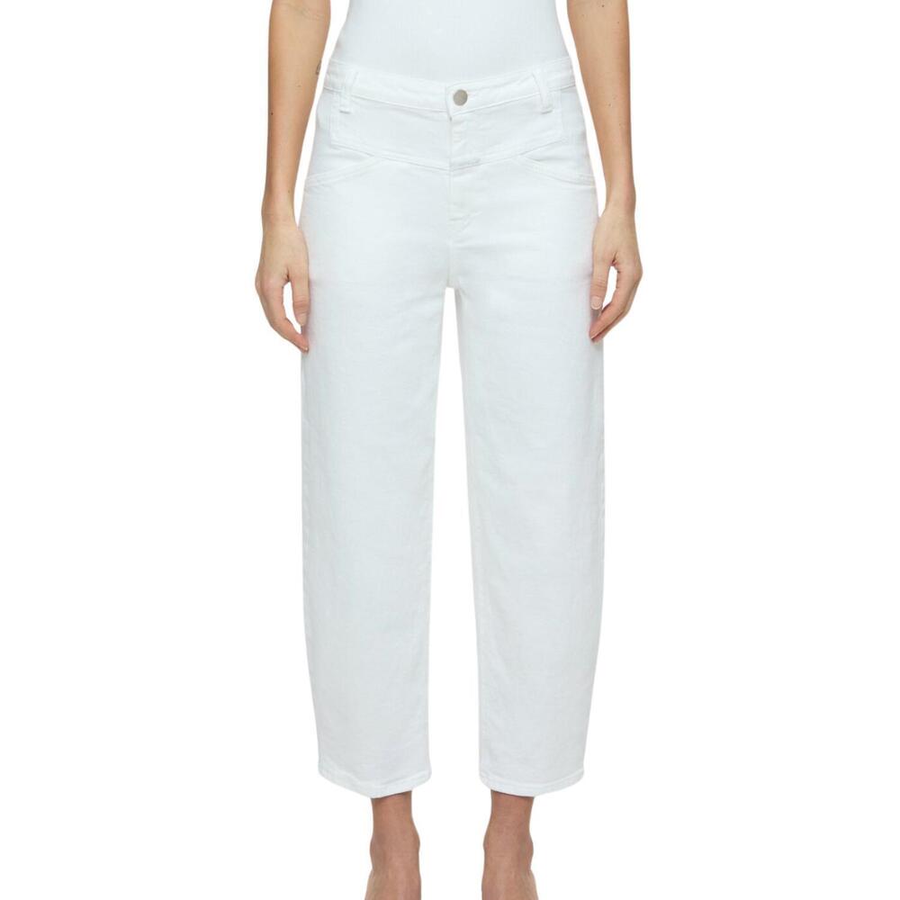 NEW CLOSED stover-x tapered leg jeans in white